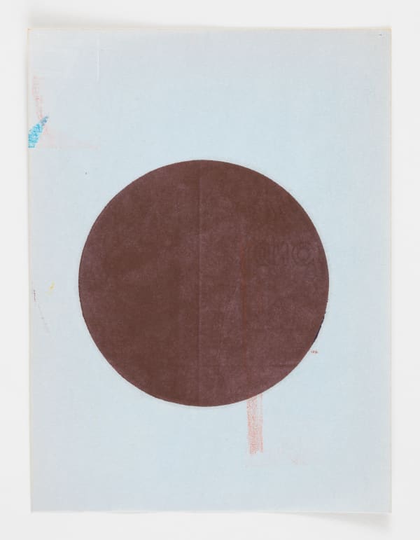 Austin Thomas, Deep Maroon Dot, 2017