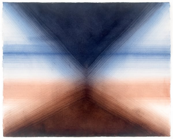 Danielle Dimston, Chromatic Abstraction, No.4 (Reflected Peaks), 2020