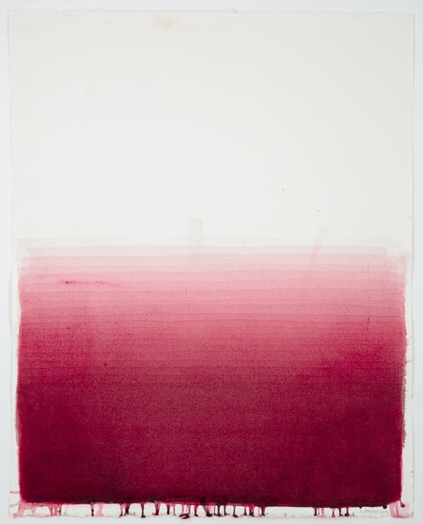 Danielle Dimston, Monochromatic Abstraction, No.1 (Crimson Abyss), 2020