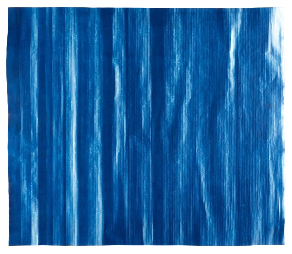 Fritz Horstman, Folded Cyanotype 288, 2023