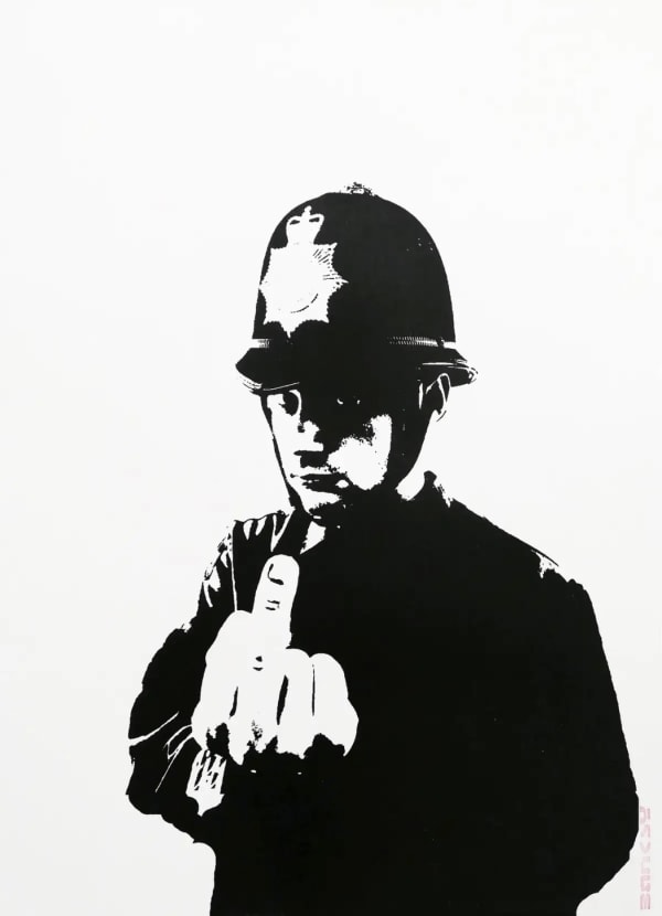 Banksy, Rude Copper, 2002
