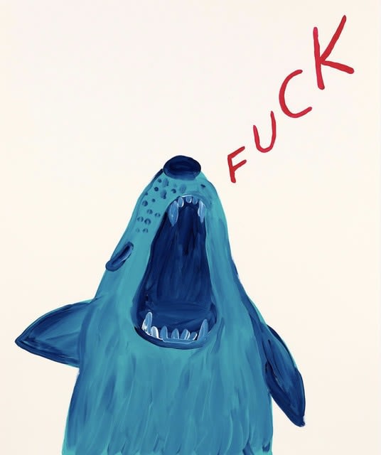 David Shrigley, Untitled (Fuck), 2021