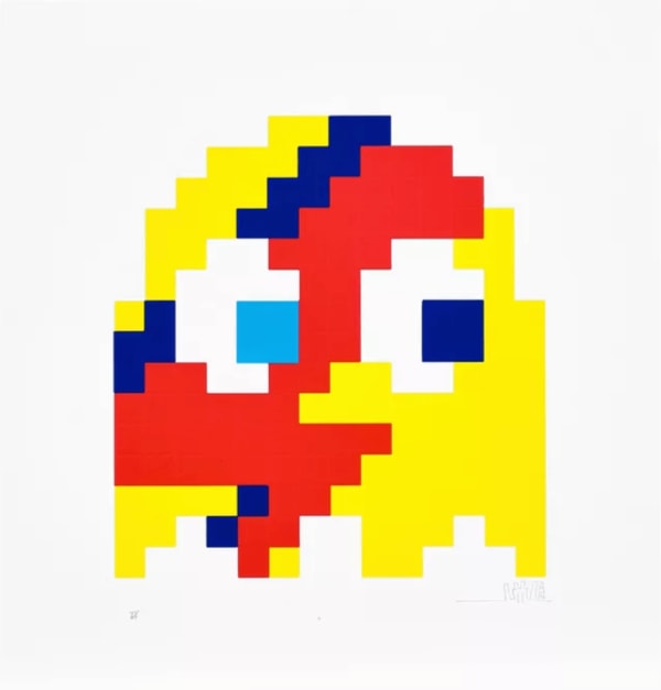 Invader, Aladdin Sane (Blinky), 2014
