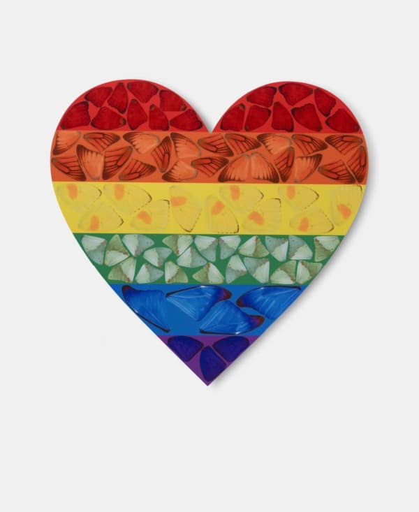 Damien Hirst, Butterfly Heart (Large), 2020