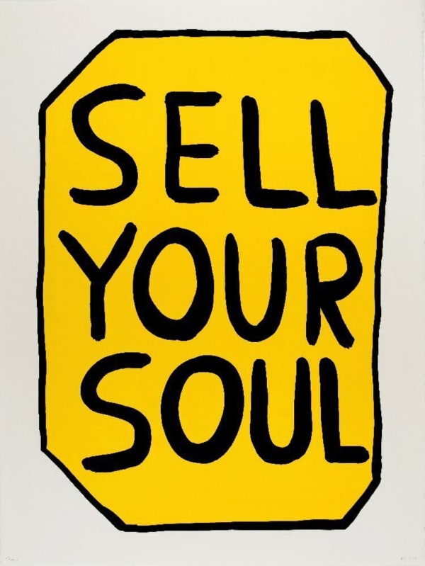 David Shrigley, Sell Your Soul, 2021