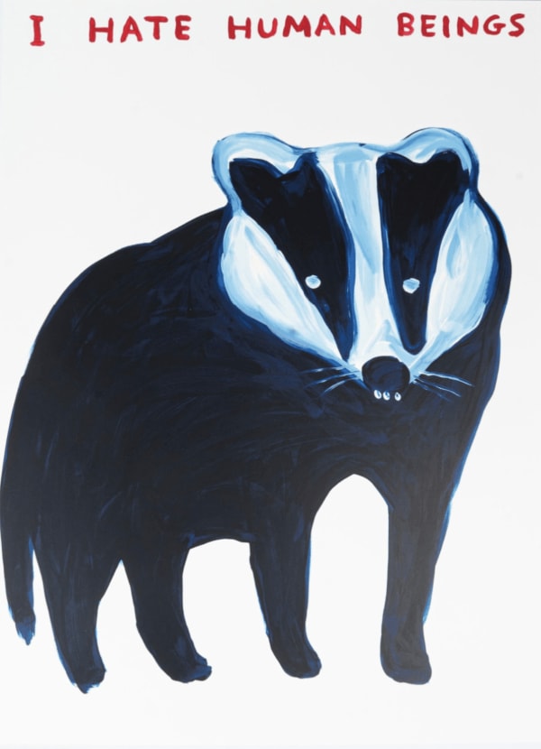 David Shrigley, I Hate Human Beings, 2021