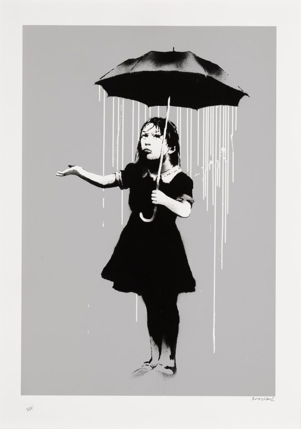 Banksy, Nola (White Rain), 2008