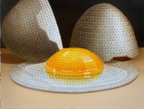 Jaeyoung Park, Woolscape - Core (Yolk), 2024