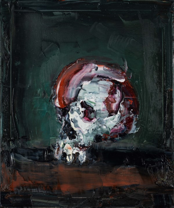 Paul Ryan Skull 2, 2025 Oil on canvas 61 x 50.5cm