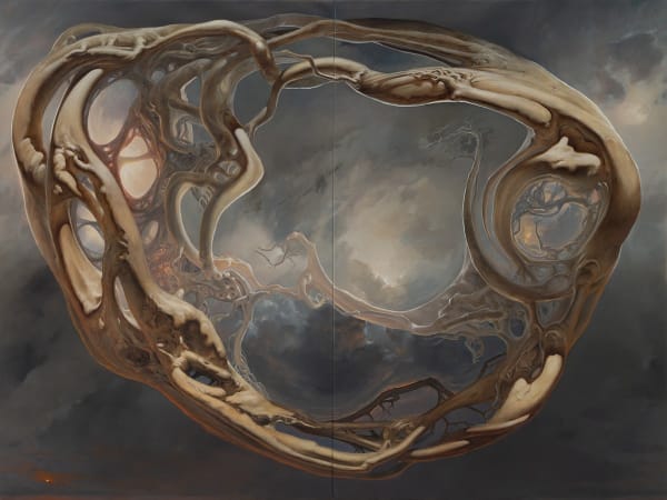 Jason Cordero The Ouroboros's Longing, 2024 Oil on linen 183 x 244cm
