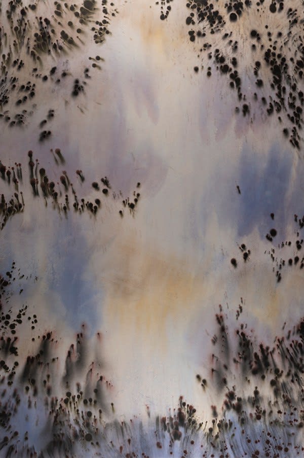 Christopher Horder Ex Voto II, 2018 Watercolour, acrylic and coloured inks on canvas 274 x 182cm