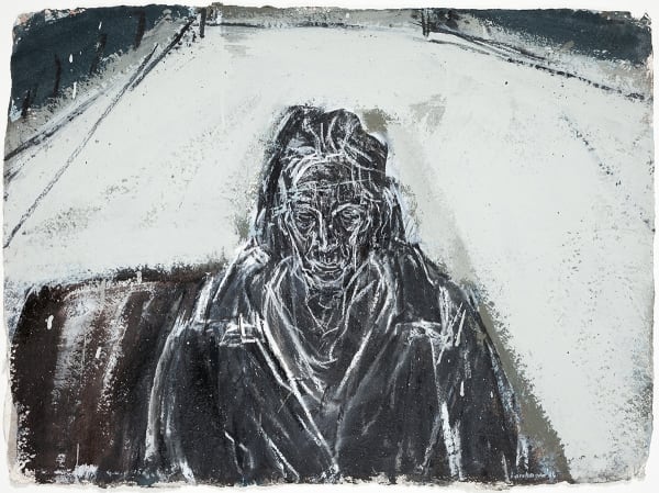 David Fairbairn G.E. No. 10, 2015 Acrylic gouache & charcoal, framed 56 x 76cm Paper size (framed)