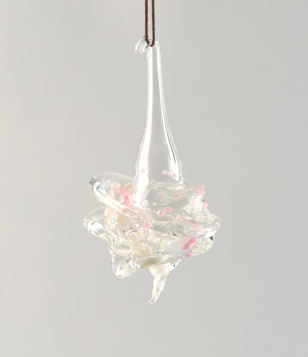 Floria Tosca Cabinet of Near Misses - Bargaining #7, 2024 - 25 Borosilicate glass 10 x 3cm dimensions variable