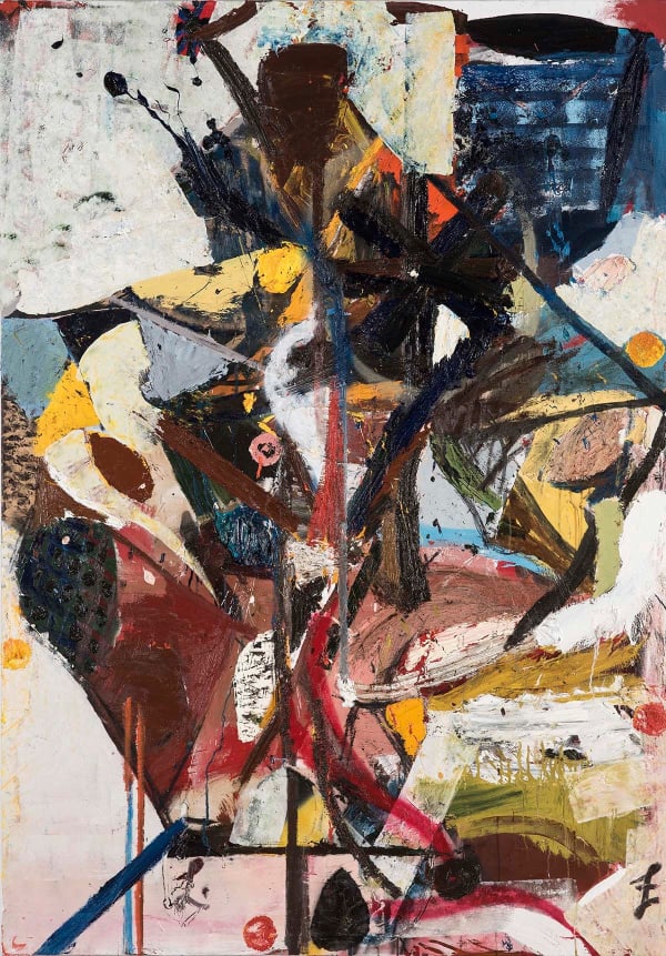 James Drinkwater An Italian Son , 2018 Oil on Canvas 200 x 140cm