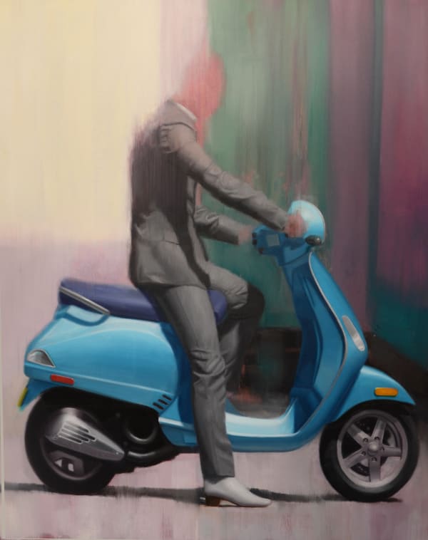 Ben Smith Vapourise 2016 Oil on Board 90x70cm