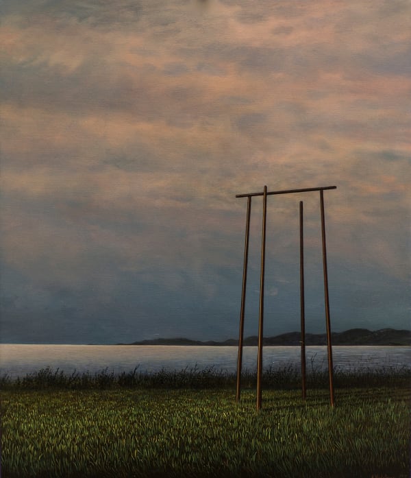 Adam Nudelman What the days reveal 2017 Acrylic and oil on linen 71x60.5cm