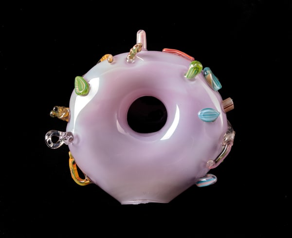 Floria Tosca and Bronwyn Sargeson little ring with the lot Blown glass 16.5 x 19cm Dimensions variable