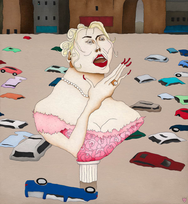 Caroline Zilinsky SONG FOR ZHENGZHOU, 2023 Oil on linen 112 x 122cm