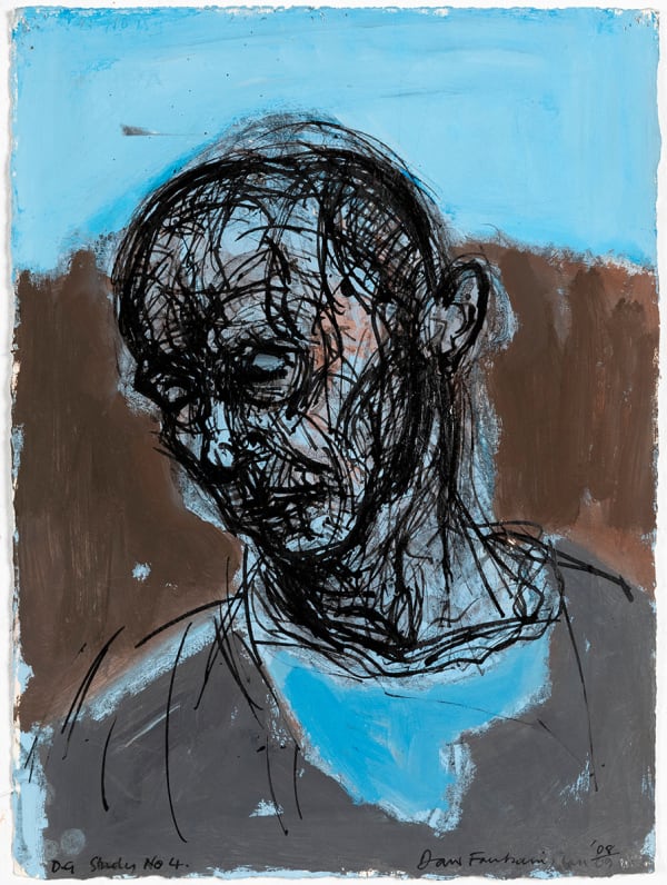 David Fairbairn Study D.G.No.4, 2009 acrylic gouache pen & ink on paper 38 x 28cm