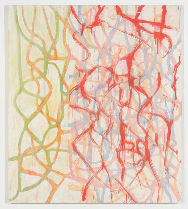 Tony Mighell Refract 2, 2021 Oil and collage on hardboard 122 x 107cm