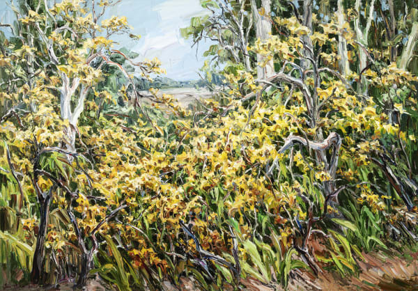 Jun Chen Yellow Bush, 2020 Oil on Canvas 136.5 x 200cm