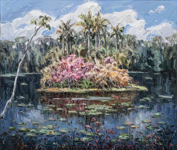 Jun Chen Water Mirror, 2022 Oil on Canvas 136 x 160cm