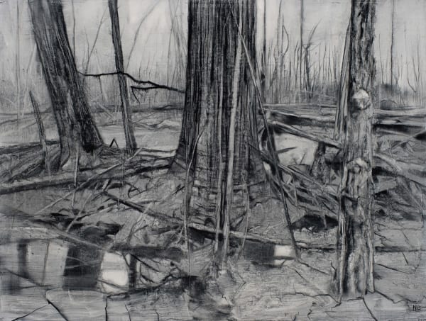 Nicholas Blowers The Deep III , 2017 Oil on Board 30 x 40cm