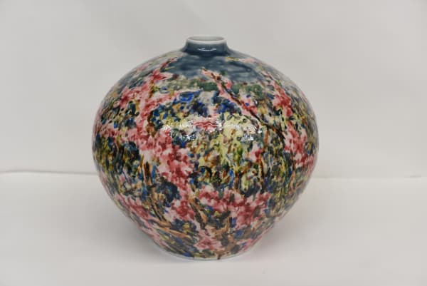 Jun Chen Red Flower 2, 2017 Porcelain 45 x 45 x 40cm