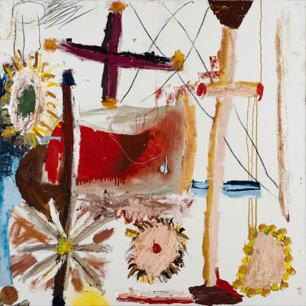 James Drinkwater Walking in Manhattan, 2023 Oil on linen 112 x 112cm