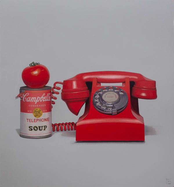 Jonathan Dalton Love and kisses Andy Warhol, 2024 Oil on birch board 65 x 70cm