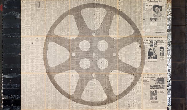 James Powditch Newsfront , 2021 Mixed Media 174 x 294cm