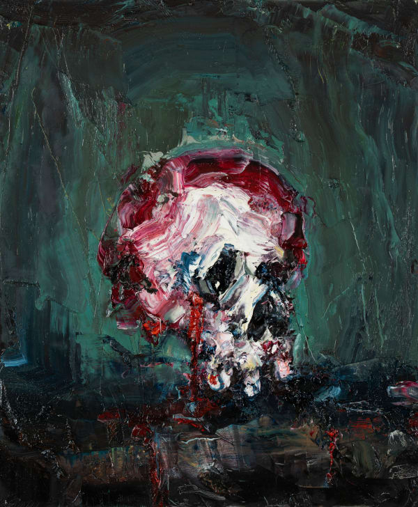 Paul Ryan Skull 3, 2025 Oil on canvas 61 x 50.5cm