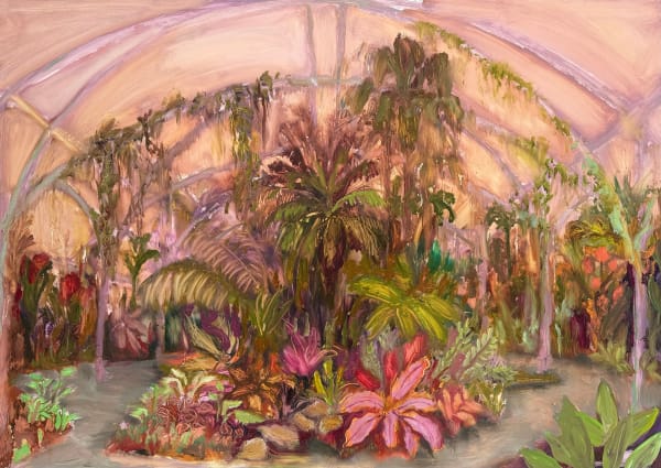 Kirsty Neilson The Crystal Palace 2, 2024 Oil on board 50 x 70cm