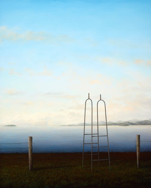Adam Nudelman If It All Should Fall Tomorrow 2015 Oil on Linen 120x96.5cm