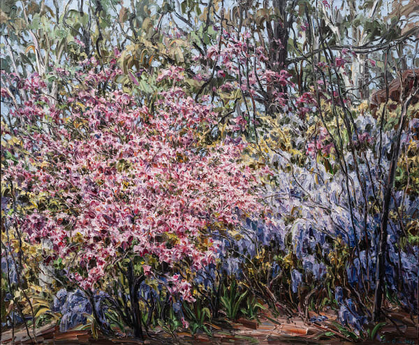 Jun Chen Blooms in Bush 2, 2022 Oil on Canvas 180 x 213cm