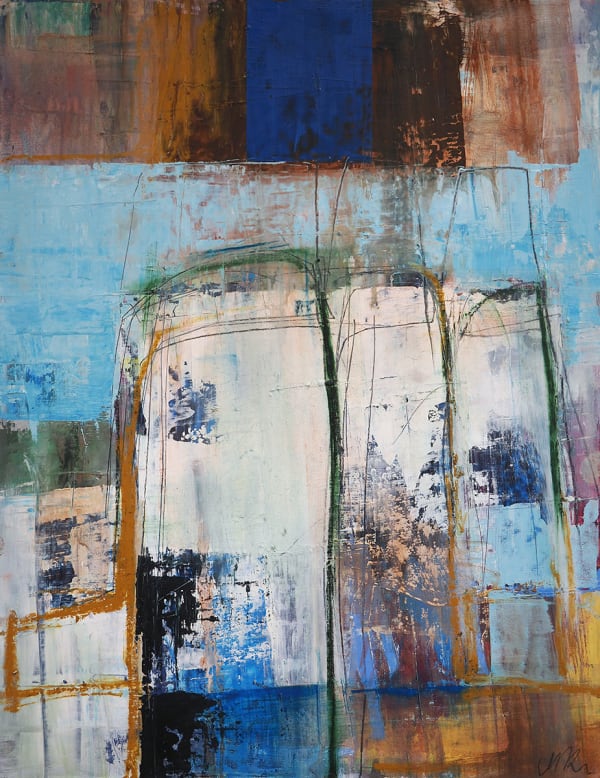 Morten Lassen Paper 69, 2023 Oil on Paper F. 76.5 x 61cm