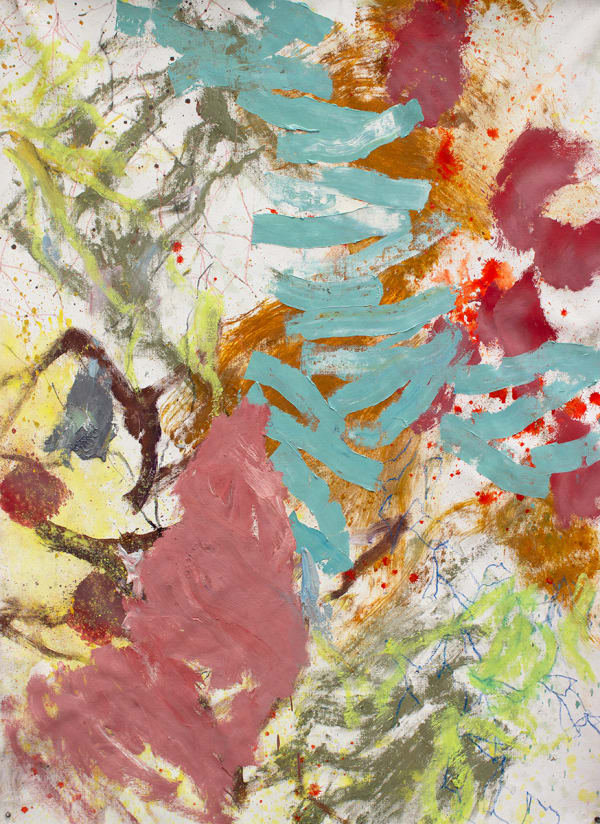 Brett McMahon Wildflower 3, 2025 Oil, acrylic and pencil on linen 140 x 102cm