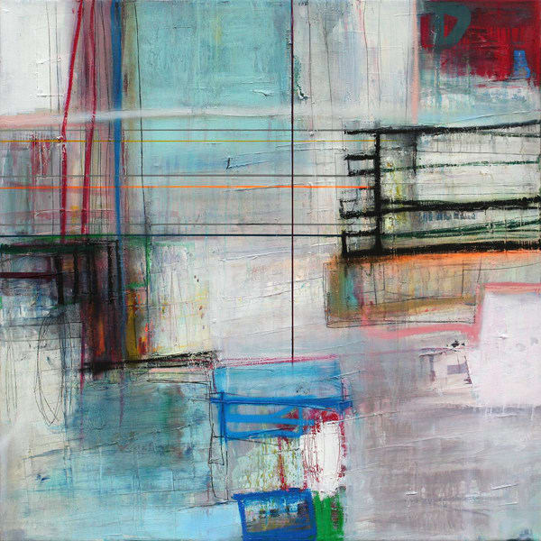 Morten Lassen Metamorphosis K, 2016 Oil and spray on canvas 120 x 120cm