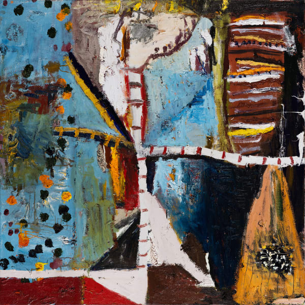 James Drinkwater Hester on 11th Street, 2023 Oil on linen 112 x 112cm