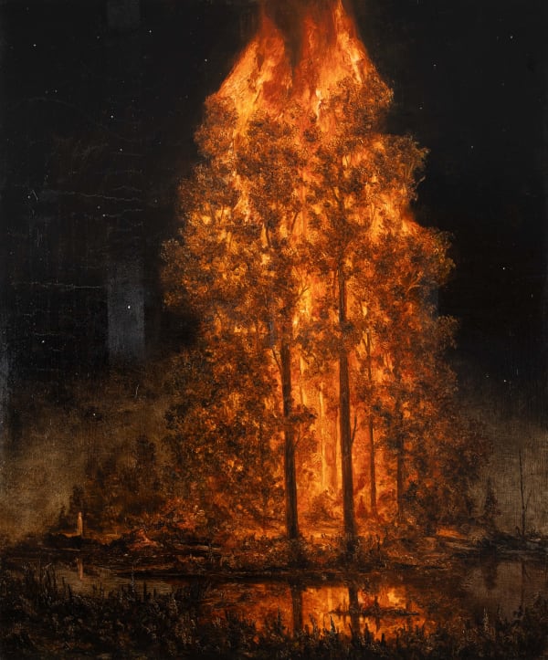 Peter Gardiner, Swamp Lantern 22 [Annunciation], 2025