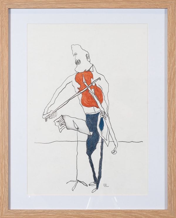 Caroline Zilinsky Omega by Ghostlight VI, 2020 Pencil on Paper F. 52.5 x 42.5cm