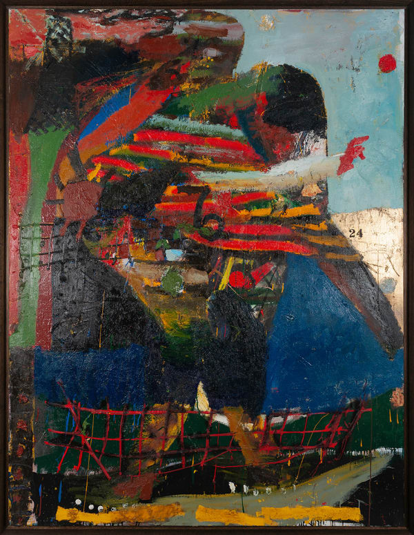 James Drinkwater Old Photos Make Me Cry, 2019 Oil on Linen F. 206.5 x 161cm