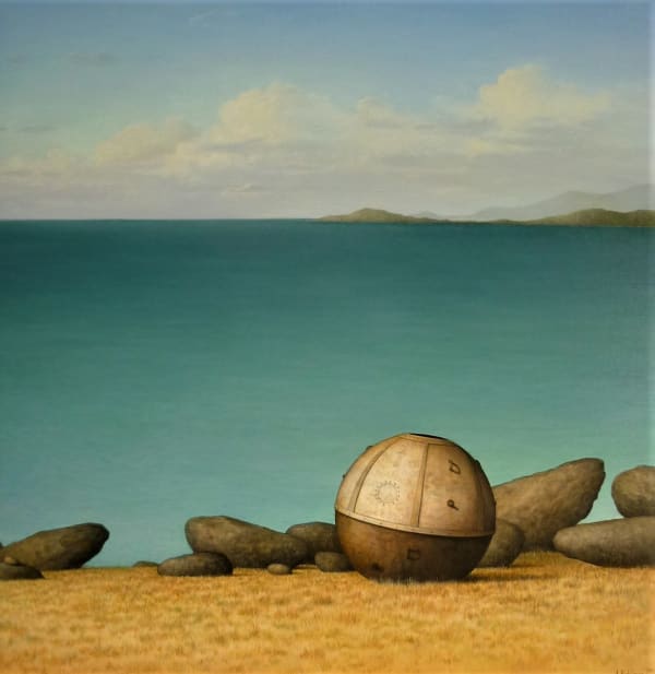 Adam Nudelman We Struggle to Find a Better Way, 2021 Acrylic and oil on linen 99.5 x 96.5cm