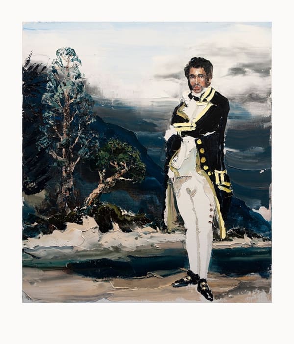 Paul Ryan Joseph Banks, Tea Tree and Blue Gum, 2019 Oil on Linen 138 x 122cm