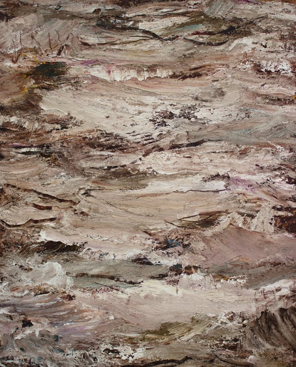 Brett McMahon Track 2, 2025 Oil and pencil on linen 183 x 148cm