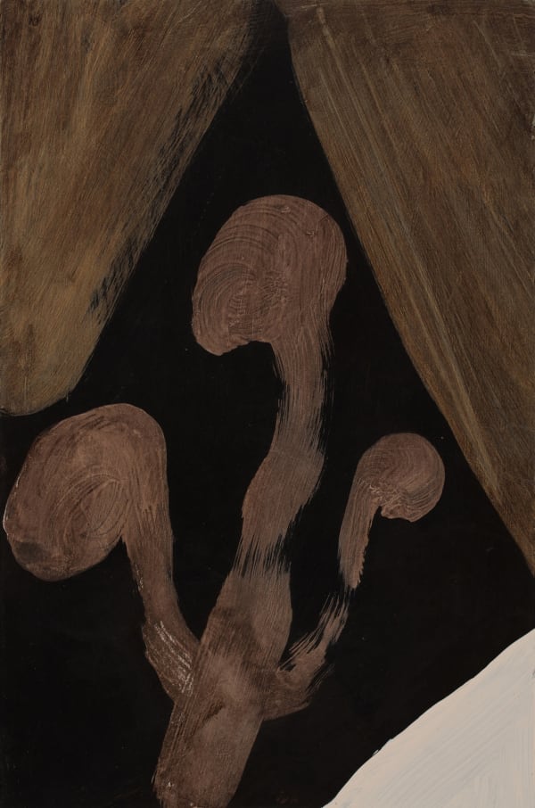 Lottie Consalvo Light in the dark, 2026 Acrylic on gessoed panel 30 x 20cm