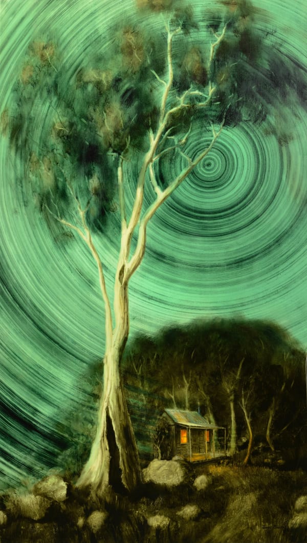 Ben Smith Hearth within Cosmos, 2025 Oil on canvas 130 x 73cm