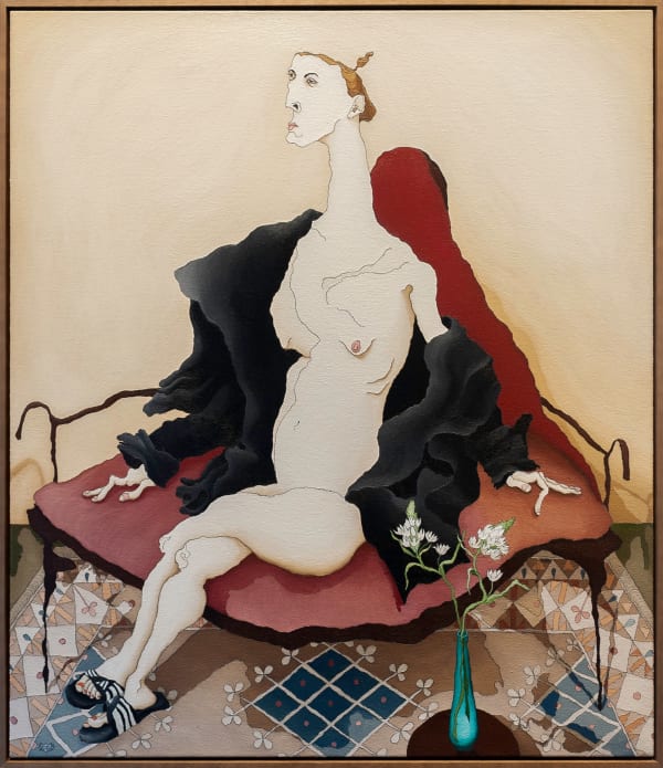 Caroline Zilinsky Anthea May or May Not, 2020 Oil on Linen F. 115 x 100cm