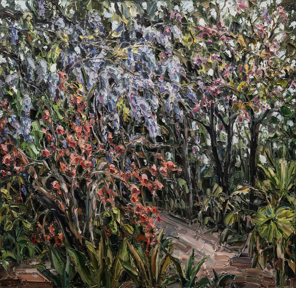 Jun Chen Small Road, 2022 Oil on Canvas 100 x 102cm