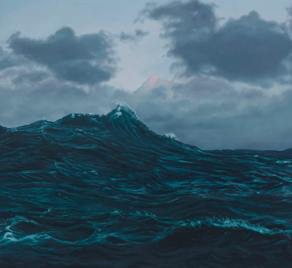 Jonathan Dalton Isolation on an Angry Sea, 2016 Oil on Board 55 x 60cm